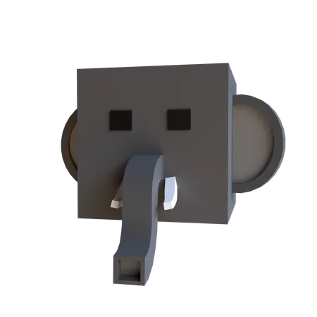 Elefant  3D Icon