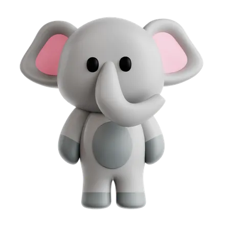 Elefante  3D Icon