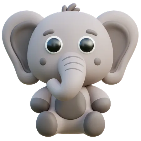 Elefante  3D Icon