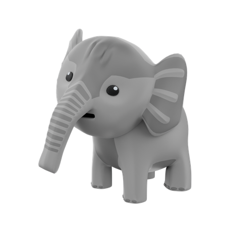 Elefante  3D Icon