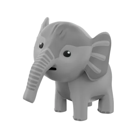 Elefante  3D Icon