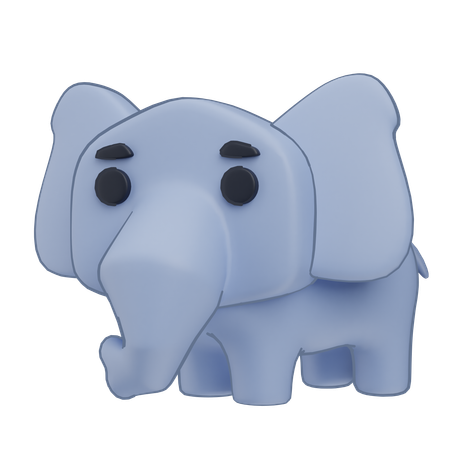 Elefante  3D Icon