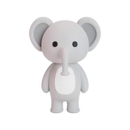 Elefante  3D Icon