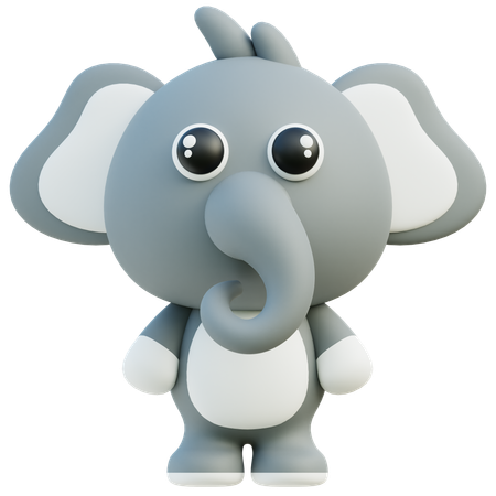 Elefante  3D Icon