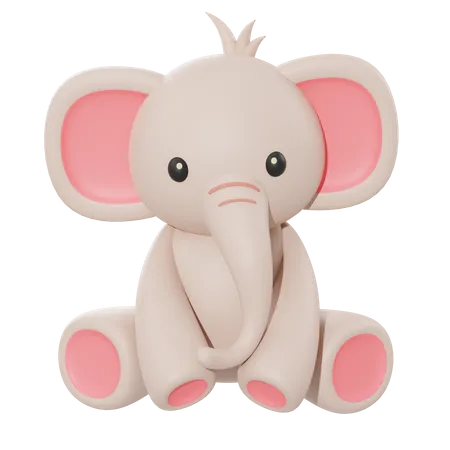 Elefante  3D Illustration