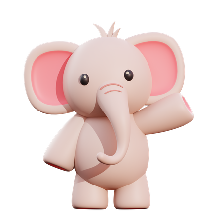 Elefante  3D Illustration
