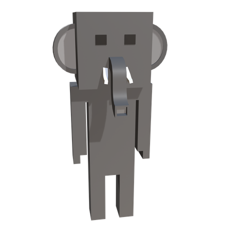 Elefante  3D Icon