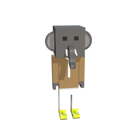 Elefante  3D Icon