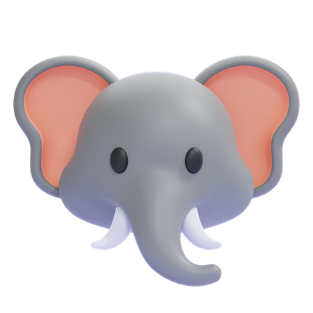 Elefante Emoji  3D Icon