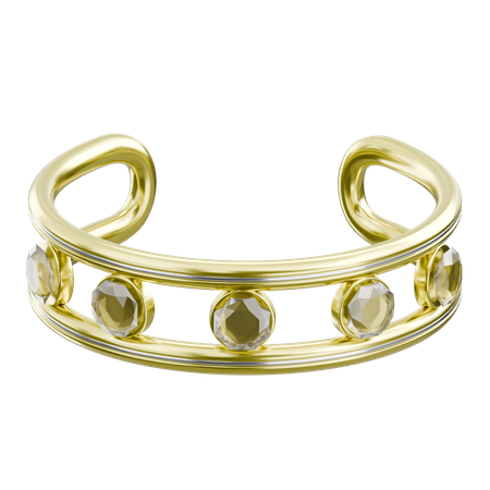 Elegant Gold Bracelet  3D Icon