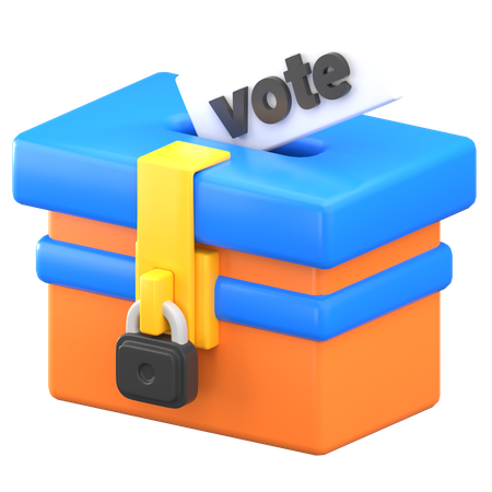 Eleição  3D Icon