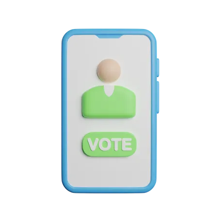 Eleições  3D Icon