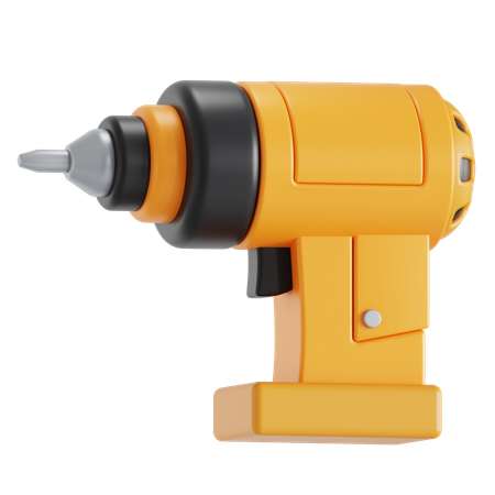 Elektrische Bohrmaschine  3D Icon