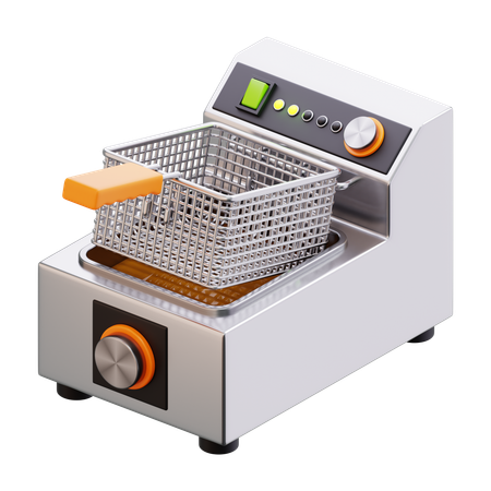 Elektrische Fritteuse  3D Icon