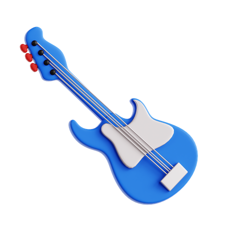 Elektrische Gitarre  3D Icon