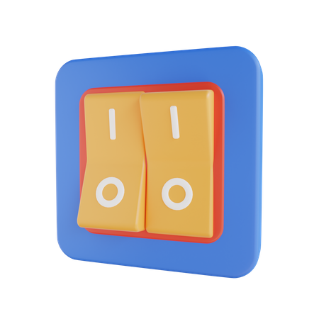 Elektrischer Schalter  3D Icon