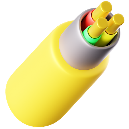 Elektrisches Kabel  3D Icon