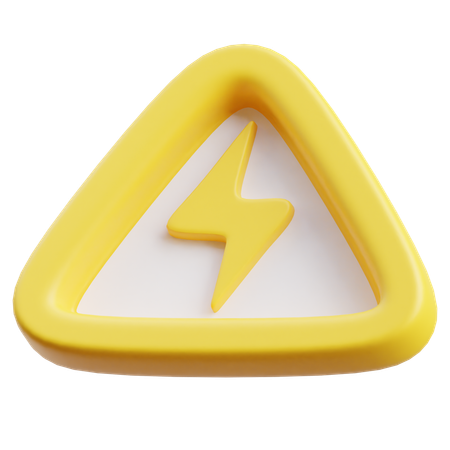 Elektrisches Zeichen  3D Icon