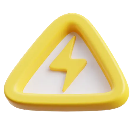 Elektrisches Zeichen  3D Icon