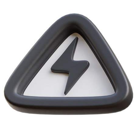 Elektrisches Zeichen  3D Icon