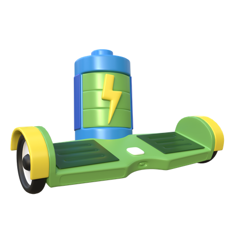 Elektrisches Hoverboard  3D Icon