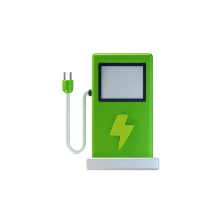 Elektrischer Kraftstoff  3D Icon