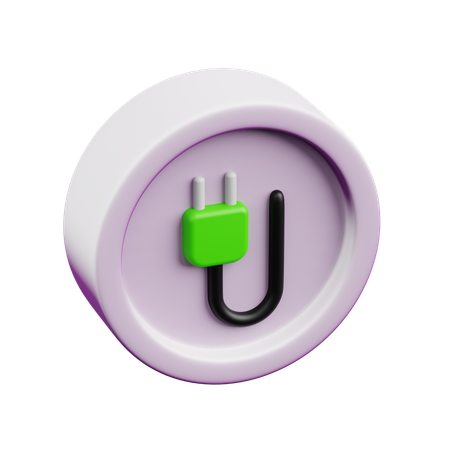 Elektrische Buchse  3D Icon