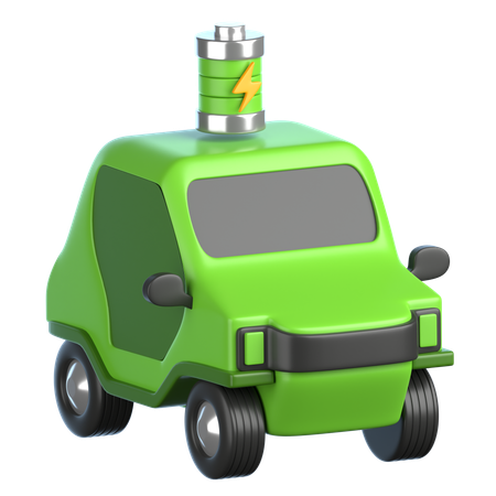 Elektroauto  3D Icon