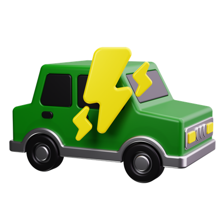 Elektroauto  3D Icon