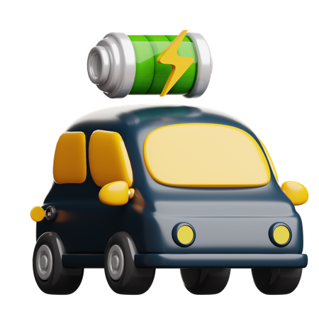 Elektroauto  3D Icon