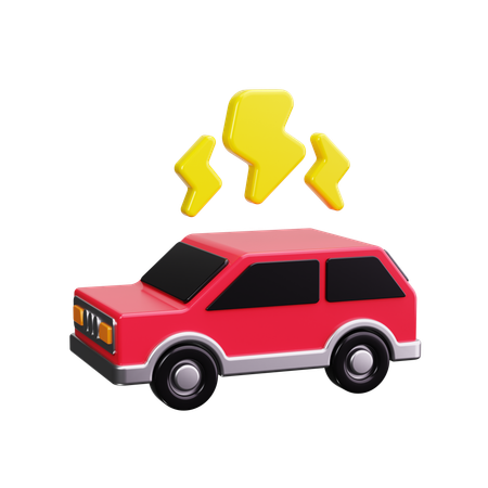 Elektroauto  3D Icon