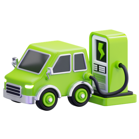 Elektroauto  3D Icon