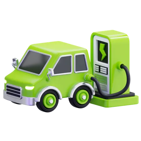 Elektroauto  3D Icon