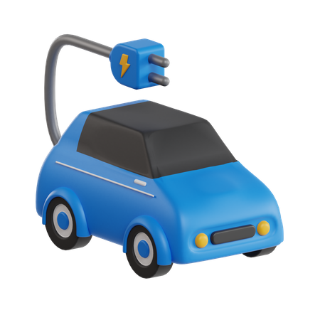 Elektroauto  3D Illustration