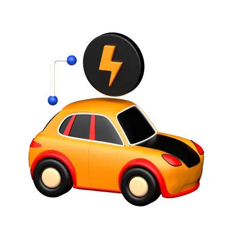 Elektroauto  3D Icon