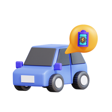 Elektroauto  3D Icon