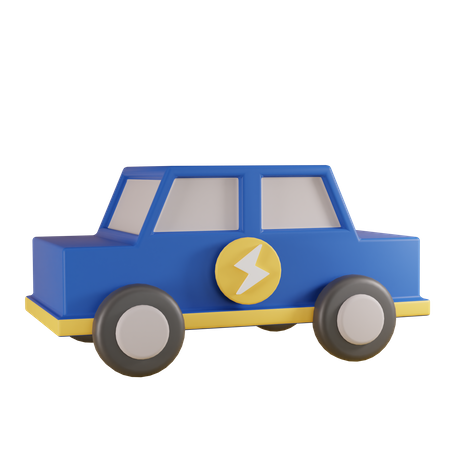 Elektroauto  3D Icon
