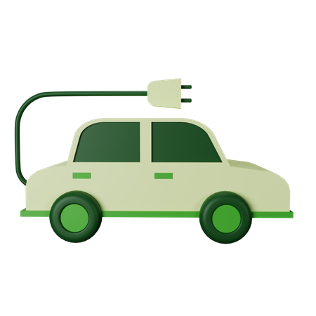 Elektroauto  3D Icon