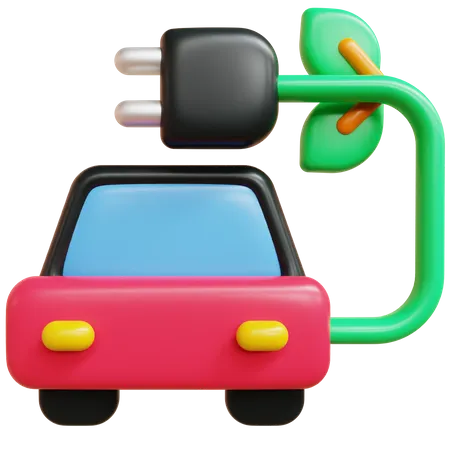 Elektroauto  3D Icon