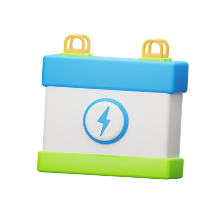 Elektrische Batterie  3D Icon