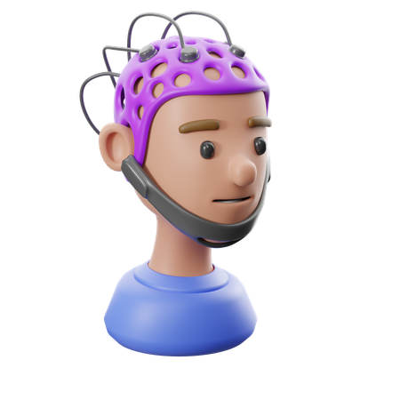 Elektroenzephalogramm durchführen  3D Icon