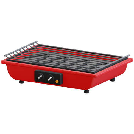 Elektrogrill  3D Icon