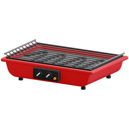 Elektrogrill  3D Icon