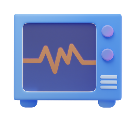 Elektrokardiogramm  3D Icon