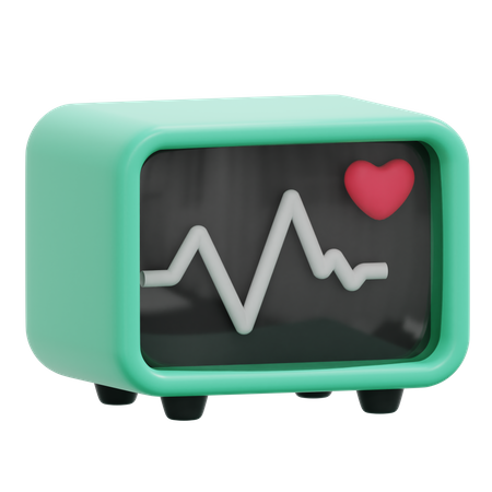 Elektrokardiogramm  3D Icon