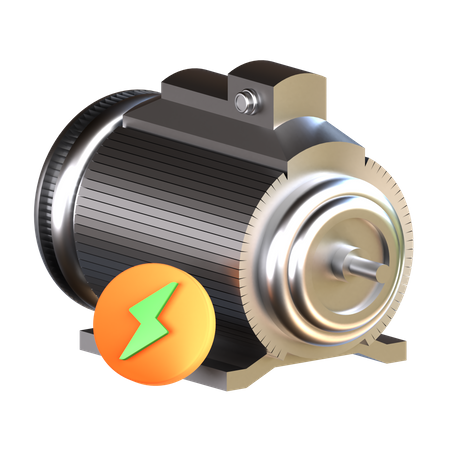 Elektromotor  3D Icon