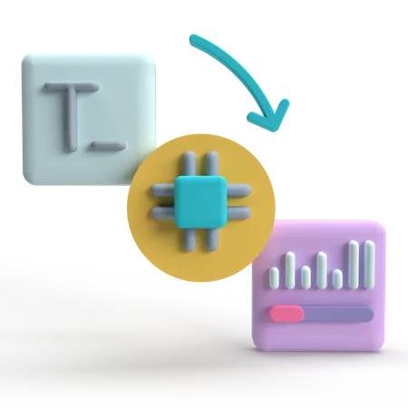 Elektroniksprache  3D Icon