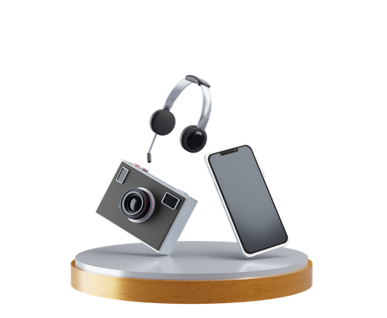 Elektronische Geräte  3D Icon