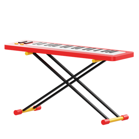 Elektronisches Klavier  3D Icon