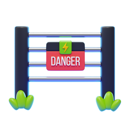 Elektrozaun  3D Icon